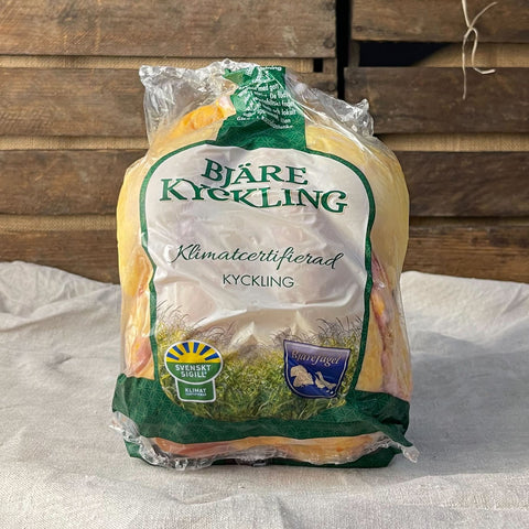 Långsamväxande hel kyckling 1,6kg