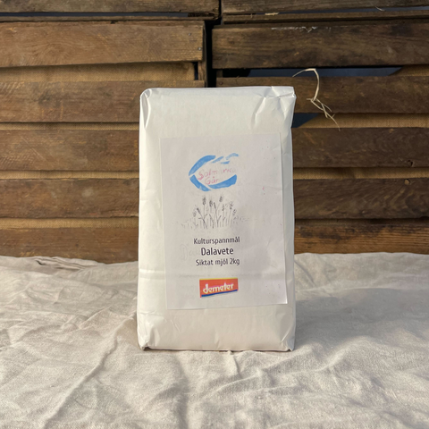 Biodynamiskt mjöl Dalavete siktat 2kg EKO