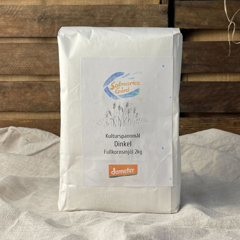 Biodynamiskt mjöl dinkel fullkorn 2kg EKO