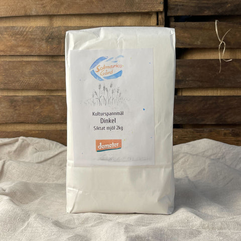 Biodynamiskt mjöl dinkel siktat 2kg EKO