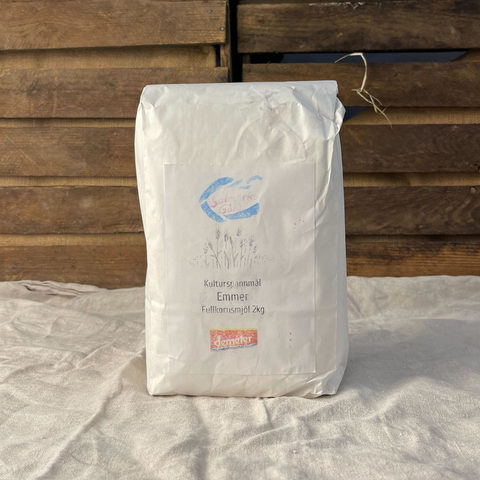 Biodynamiskt mjöl Emmer fullkorn 2kg EKO