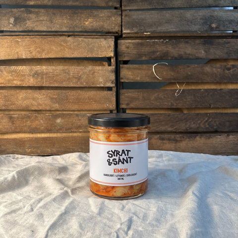 Kimchi från Syrat & Sånt i glasburk