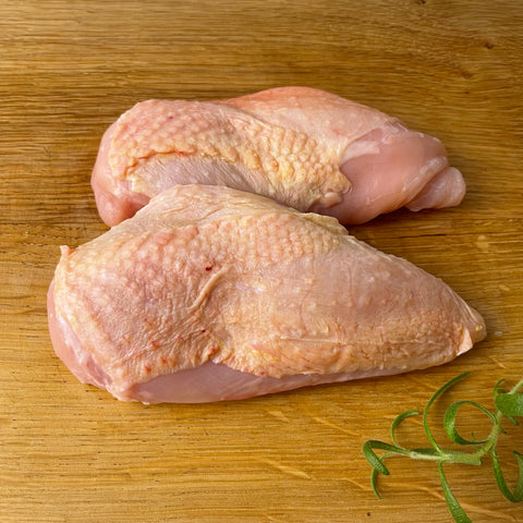 Låda med bröstfilé långsamväxande kyckling 4kg