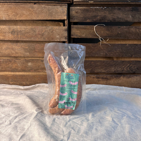 Chili bränd ost, nitritfri färskkorv 300g EKO