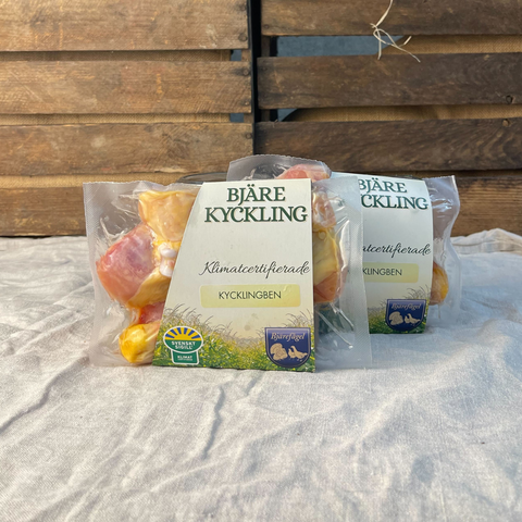 Tvåpack kycklingben långsamväxande kyckling 580g x 2