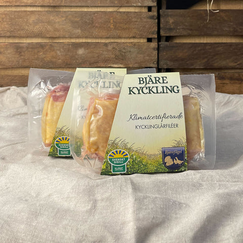 Tvåpack lårfilé långsamväxande kyckling 500g x 2